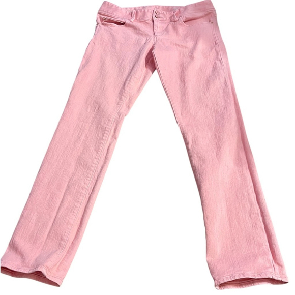 Lilly Pulitzer Worth Straight Leg Pants - Peachy Pink Color-Size Women’s 8 - Picture 4 of 16